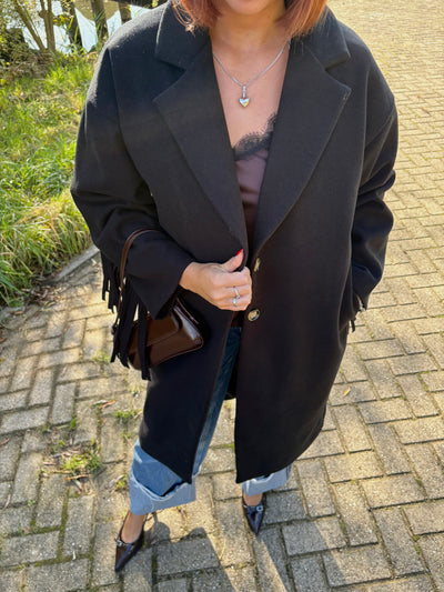 Mandy ruffle coat