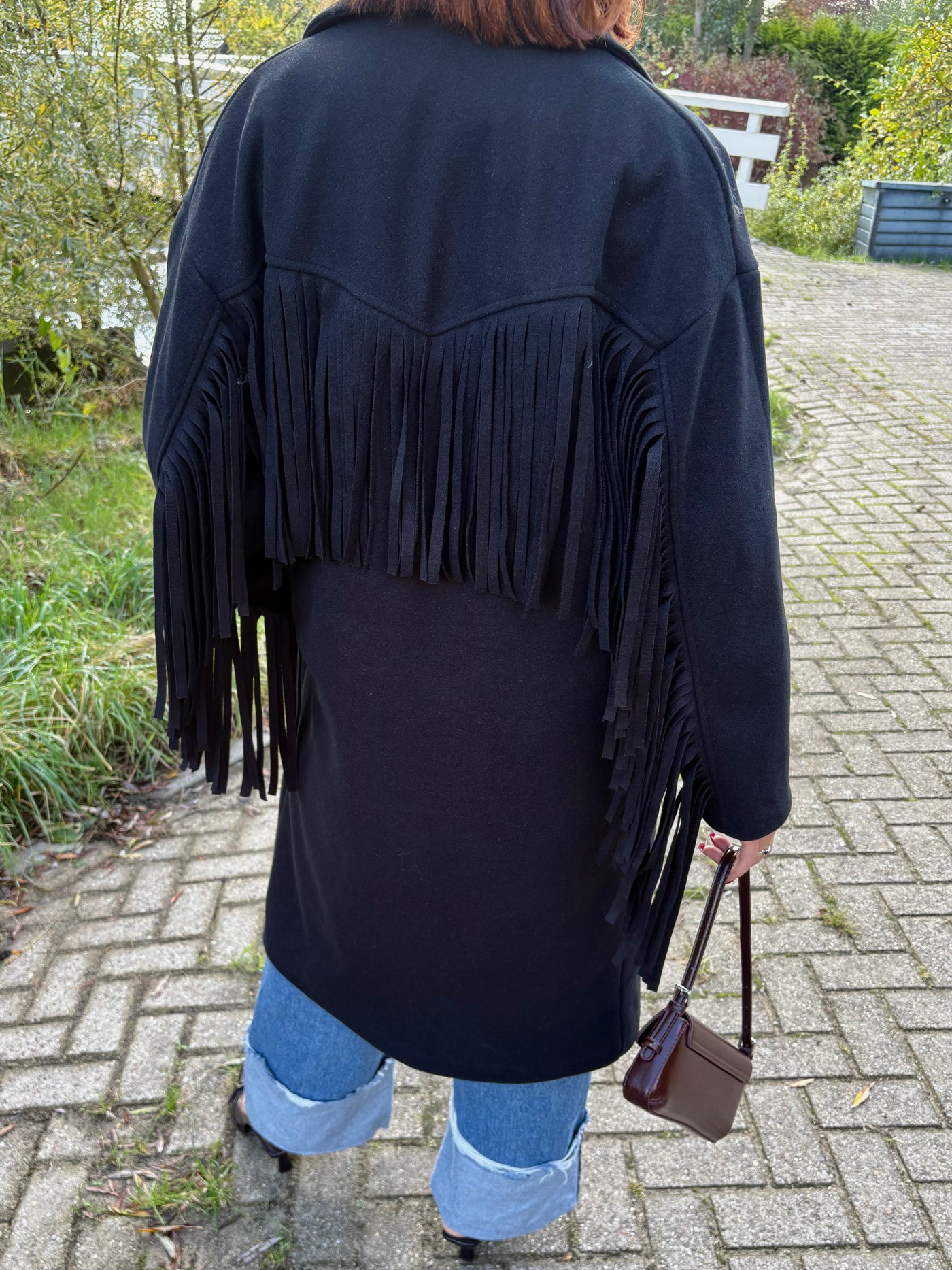 Mandy ruffle coat