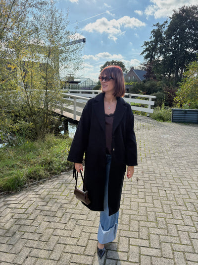 Mandy ruffle coat