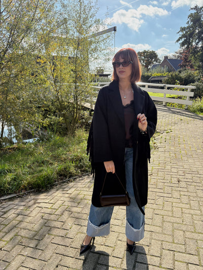 Mandy ruffle coat
