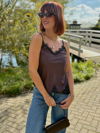 Daniëlle satijnen top