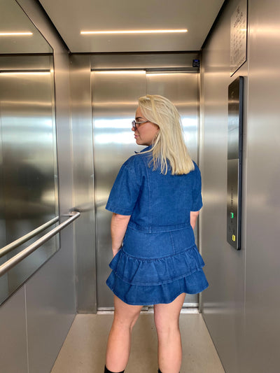 Quinn denim rok