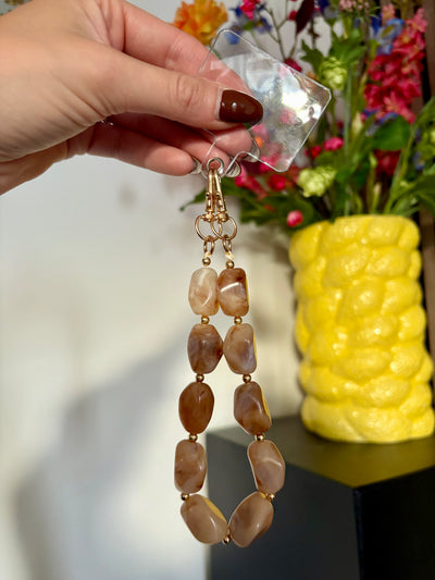 Telefoonkoord marmer gemstone