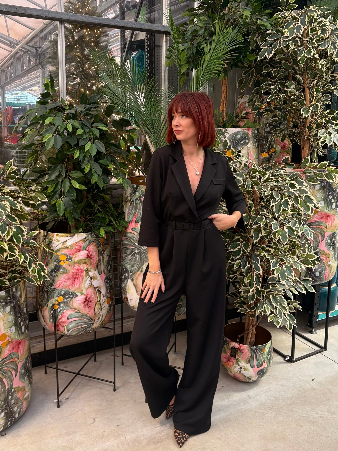 Noëlle jumpsuit zwart