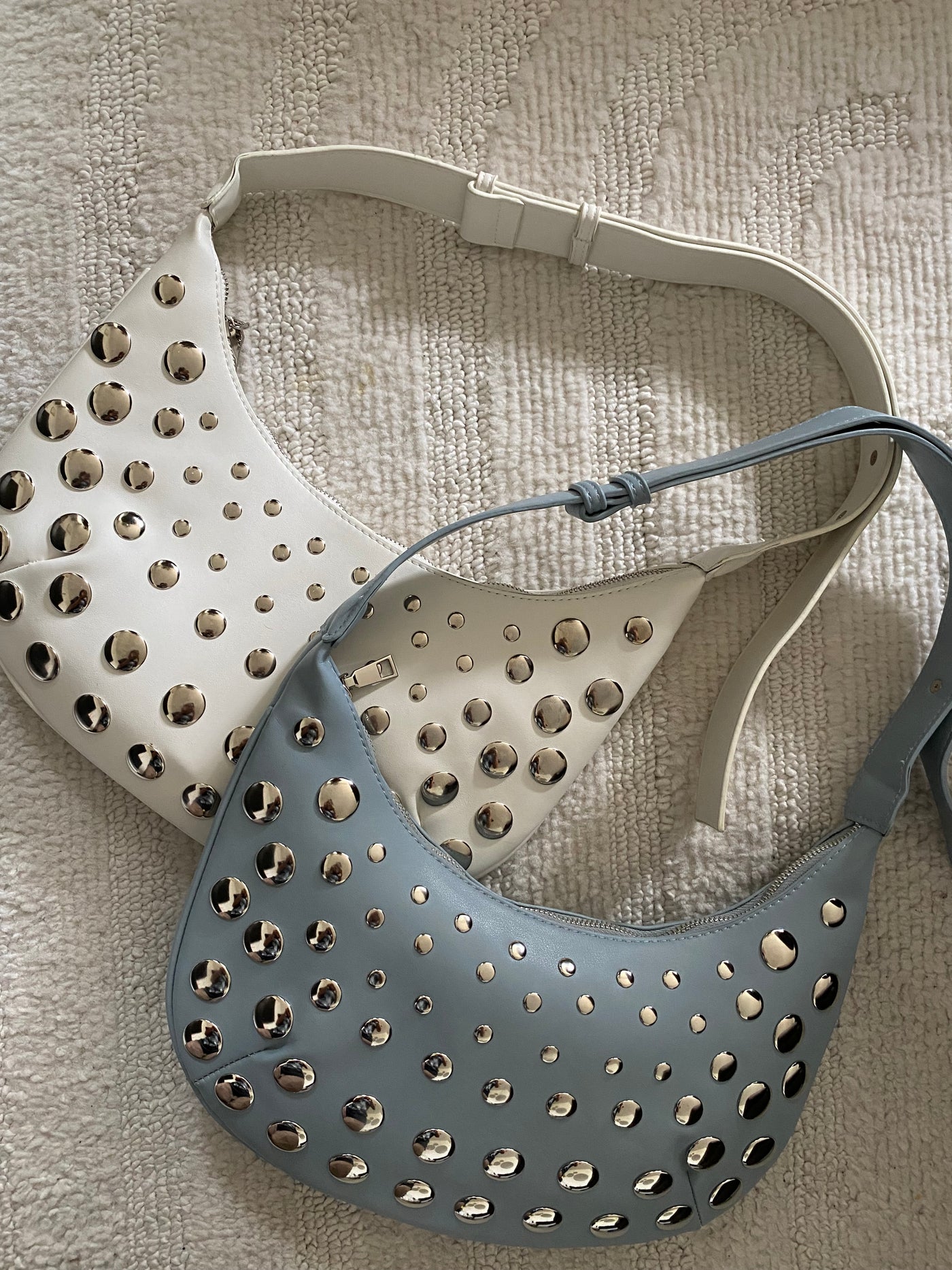 Studded shoulder bag