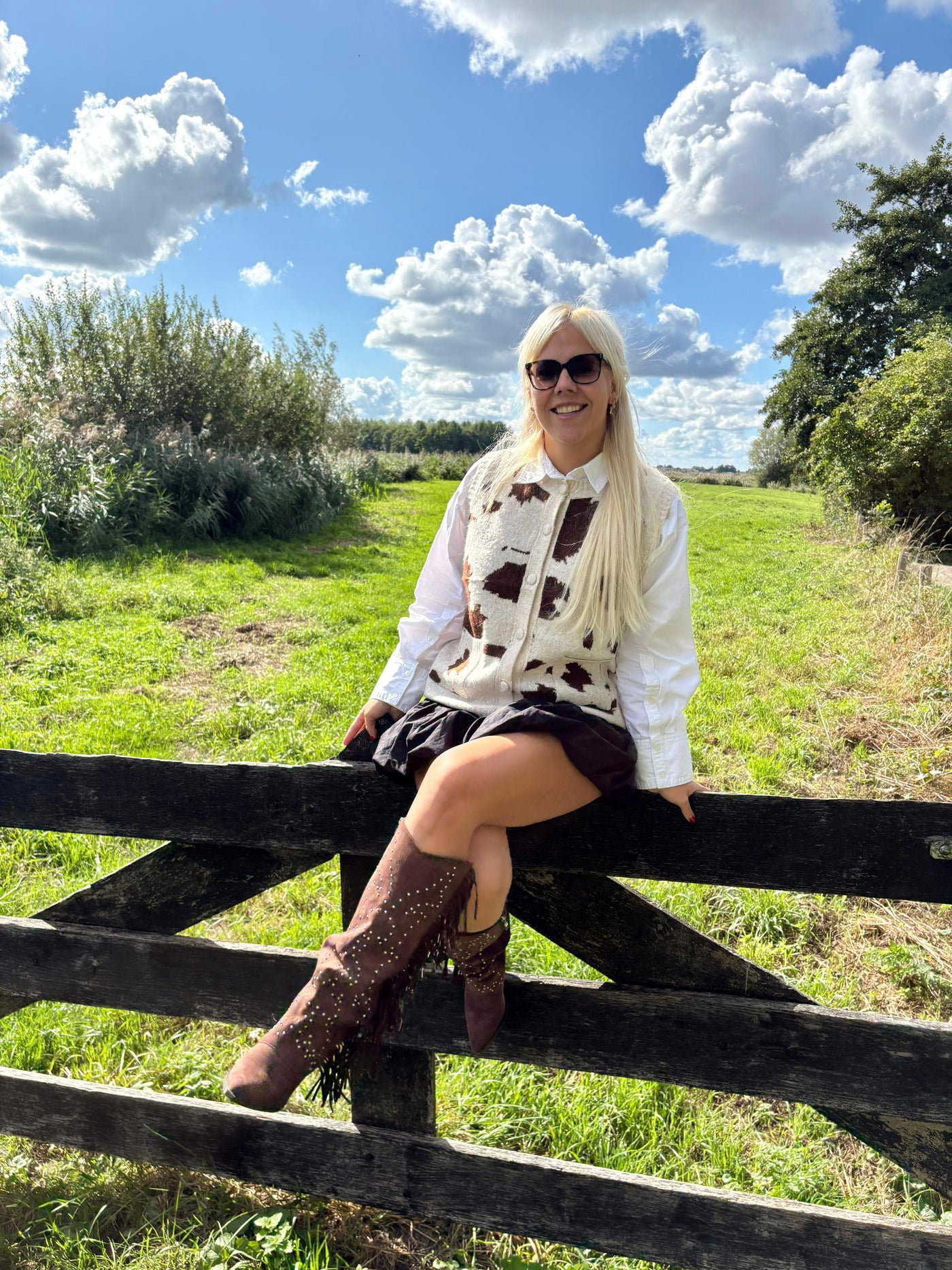 Kiki cow gilet
