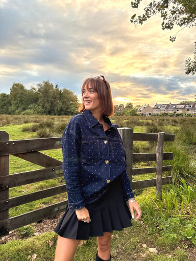Skye denim blouse